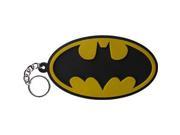 Key Chain DC Comic Batman Yello Logo Rubber Licensed Gift Toys k dc 0024 r