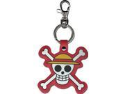 Key Chain One Piece New Strawhat Pirates Logo PU Toys Licensed ge37313