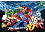 Fabric Poster Mega Man 10 New Mega Man 10 Key Art Wall Scroll ge77676
