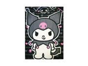 Blanket Sanrio Kuromi Devil Goth Skull Fleece Throw New Gifts Toys 65839