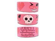 Wristband Black Butler New Grell Sutcliff Pink PVC Bracelet Licensed ge54025