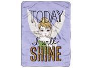 Fleece Throws Disney s Tinkerbell Shine Today 45x60 New Blanket