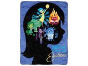 Micro Raschel Throws Disney Inside Out Everyday Poster 45x60 New Blanket