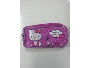 Pencil Case Hello Kitty Flowers Double Zippered Pouch 630560