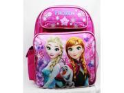 Medium Backpack Disney Frozen Elsa Olaf Anna Pink New A08148PK