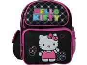 Small Backpack Sanrio Hello Kitty Hearts Black New 813526