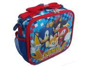 Lunch Bag Sonic the Hedghog Team w Shadow Knuckles Tails Red Blue New 136295
