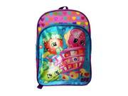 Backpack Shopkins Blue Pink in Basket Hearts New 416590