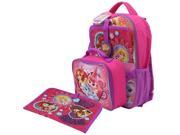 Backpack Disney Palace Pets w Lunch Bag Binder 3 Piece Set New 56143