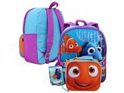 Small Backpack Disney Finding Dory Dory Nemo w Lunch Bag New 68223
