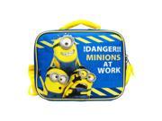 Lunch Bag Despicable Me Danger Minions at Work Blue New dl30168