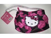 Hand Bag Hello Kitty Black Stars Pink Purse New 706255