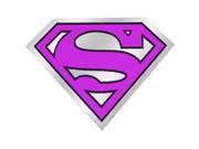 Sticker DC Comics Supergirl Metal Logo on Silver 9cm New s dc 0150 m