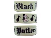 Wristband Black Butler New Sebastian Ciel Toys PVC Bracelet ge54020