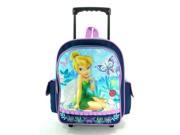 Small Rolling Backpack Disney Tinkerbell Fairies Navy Blue New 614232