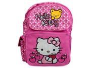 Small Backpack Sanrio Hello Kitty Apple Pink New 816657