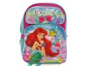Backpack Disney The Little Mermaid Ariel 3D Bow 16 New 684679