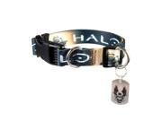 Pets Supply Dog Collar Halo Master Chief L 15 22 New HP103