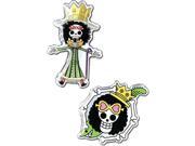 Pin Set One Piece Brook Brooke Pirates Jolly Roger New Licensed ge50521