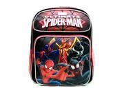 Medium Backpack Marvel Spiderman Group Black 14 School Bag New US28265