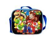 Lunch Bag Nintendo Super Mario Group Black New SD28262