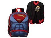 Backpack DC Comics Superman Logo 16 School Bag New 68095