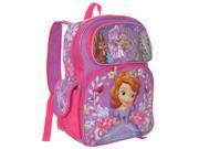 Backpack Disney Sofia the First Flower Frame Pink New 055577