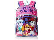 Backpack Paw Patol Pup Power Pink 16 School Bag New 848481
