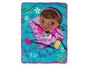 Silk Touch Throw Disney Doc McStuffins Here to Help 46 x 60