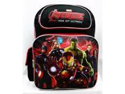 Backpack Marvel Avengers All Heroes Black Red School Bag New a01334