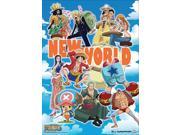 Wall Scroll One Piece New Straw Hats New World Fabric Poster Art ge60097