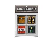 Pin Pack Minecraft Overworld 4 Button Pack New Toys Gifts Licensed j5929
