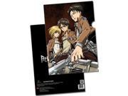File Folder Attack on Titan New Armin Eren Levi Toys Anime Ring ge26212