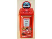 Gas Pump Bank Disney Cars Lightning McQueen Tin Box New Toys 611907