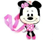 Plush Messenger Bag Disney Minnie Mouse Pink 10 New 679286