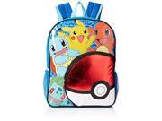 Backpack Pokemon 16 Pokeball Front Pocket School Bag 848566