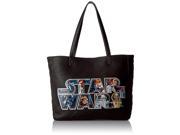 Tote Bag Star Wars Applique Logo Shopping Hand Purse Licensed sttb0075