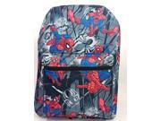 Backpack Marvel Spiderman Black School Bag New 694531