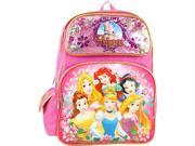 Backpack Disney Princess Group Pink 16 New 103156