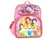 Small Backpack Disney Princess Group Pink 12 New 103149