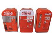 Coin Bank Coca Cola Coke Vending Machine Metal Tin New 1 Style Only tin660757