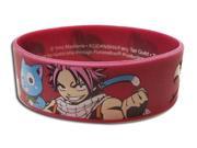 Wristband Fairy Tail Natsu Happy RED New Licensed ge54338