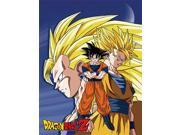 Blanket Dragon Ball Z Goku Three Forms Ver. 1 Sublimation Throw ge57784