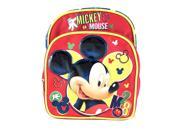 Mini Backpack Disney Mickey Mouse Red 3D 10 New 102258 2