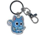 Happy Fairy Tail Key Chain anime keychain zipper pull bag clip GE Animation