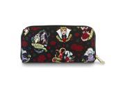 Wallet Disney Villain Roses Tattoo Aop Faux Leather Licensed wdwa0482