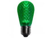 S14 LED Christmas Lamp Retrofit Light Bulbs E26 Standard Base Green Pack of 25