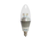 OMaiLighting 6 Pack LED Candelabra Bulb 6W E12 Bullet Top Warm White 2750 3000K Chandelier Light bulbs