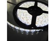 Pure White LED Strip light Waterproof LED Flexible Light Strip 12V with 300 SMD LED 3258 16.4 Foot 5 Meter