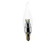 E14 3W 300LM 3000K Warm White Light LED Candle Bulb 85 220V